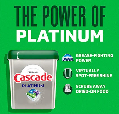 Cascade Platinum ActionPacs - Fresh Scent