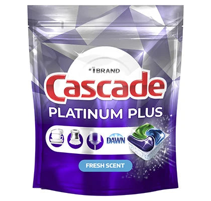 Cascade Platinum Plus ActionPacs - Fresh Scent
