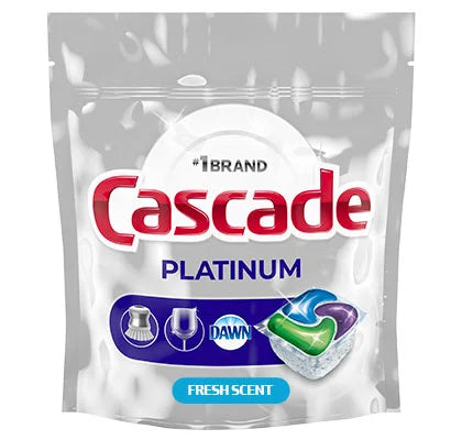 Cascade Platinum ActionPacs - Fresh Scent